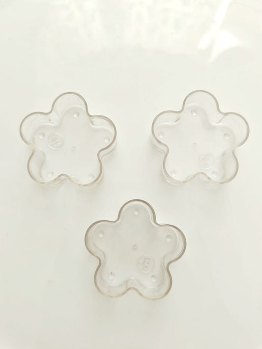 Polycarbonate Tealight Cups Flower(4.5cm) - PI074