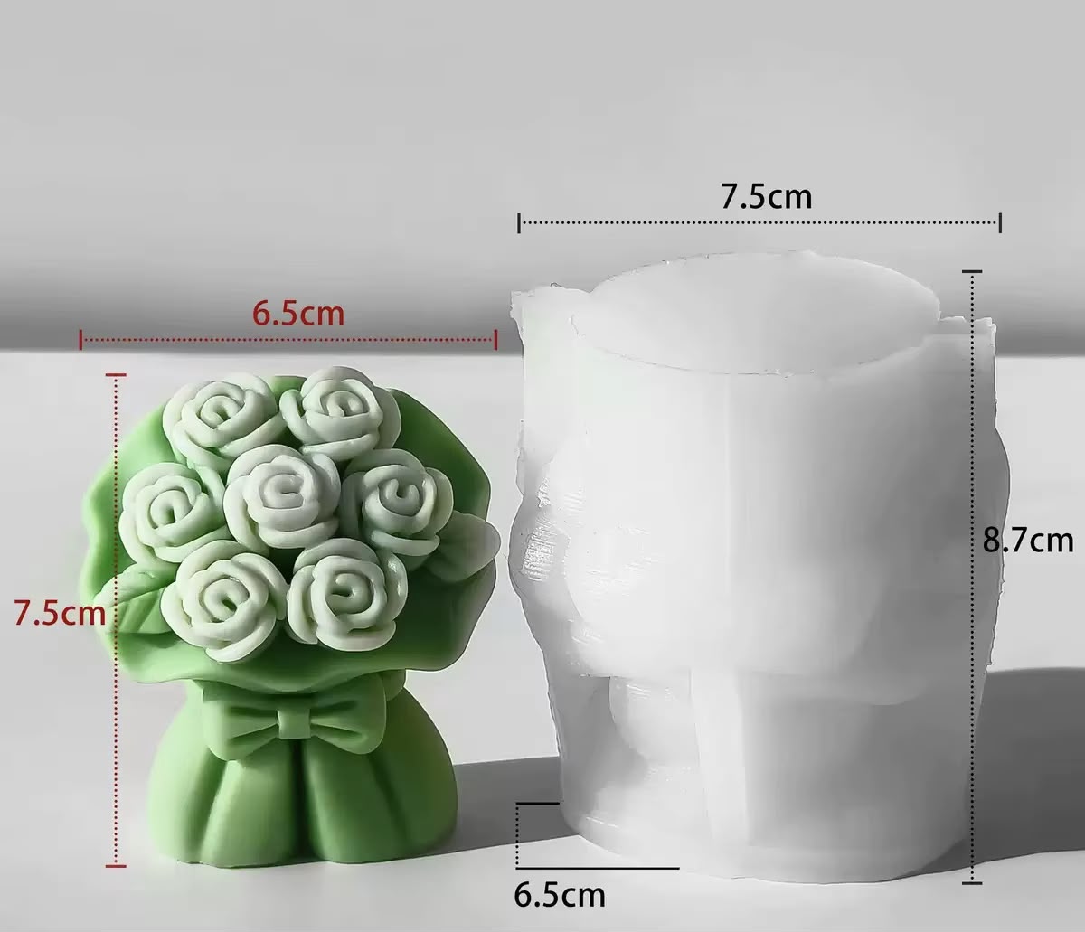 Rose Garden Bouquet Mold - GB261