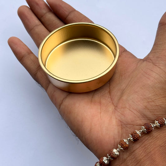 Golden Tea Light Cups Big(Pack of 10) - PI233