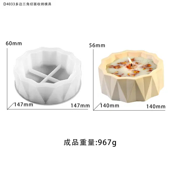 Geometric Bowl Mold - CRM035