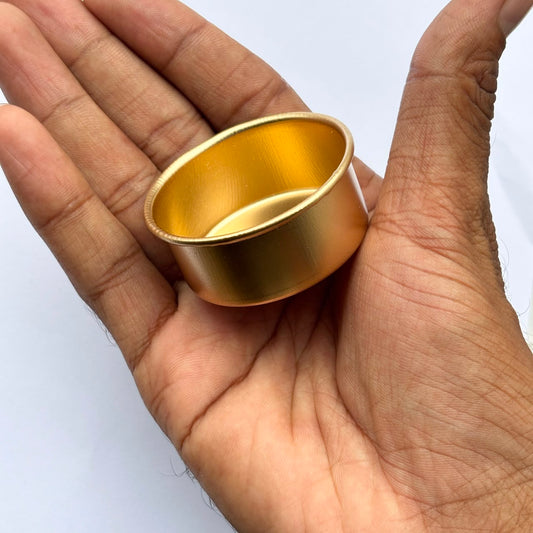 Golden Tea Light Cups S(Pack of 10) - PI062