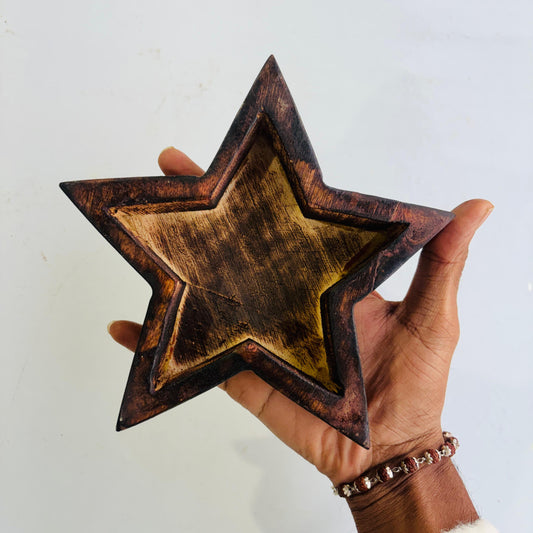 Wooden star - WB014