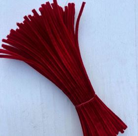Fluffy velvet pipe cleaner One pack contains 100pcs TSC070 - TSC121